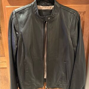 Coach Leather Jacket Medium